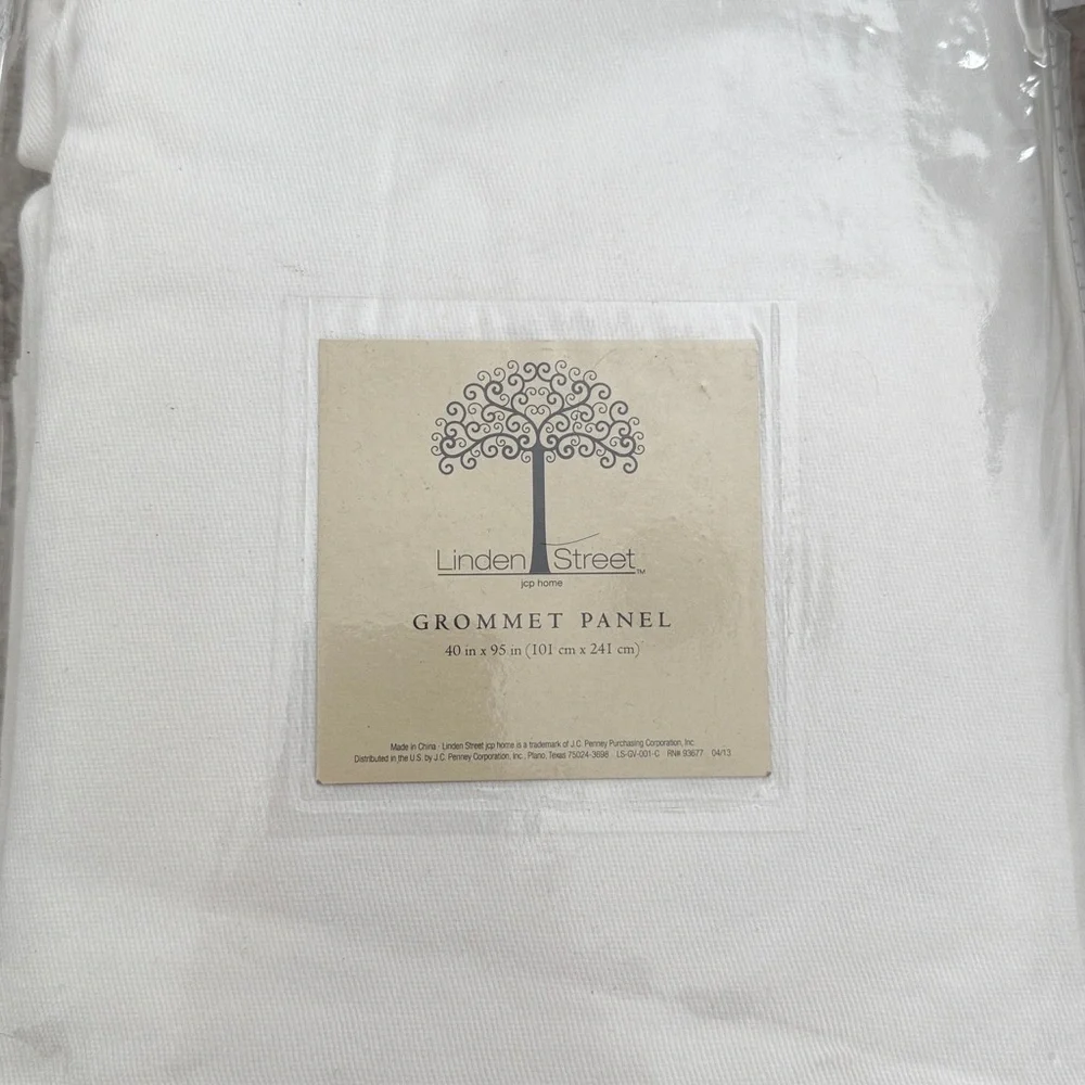 Linden street (JCPenney) grommet panel curtains